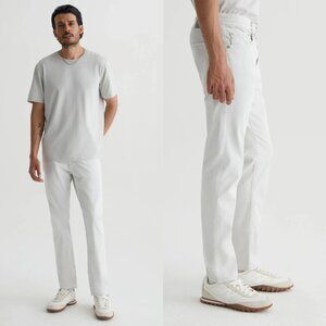 AG Sulfur Silver Smoke Sueded Tellis Modern Slim Fit Pants